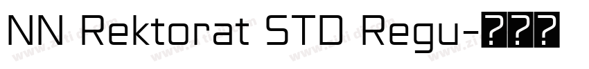 NN Rektorat STD Regu字体转换